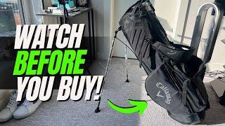 Quick Review of my Callaway Fairway C Golf Stand Bag! - MUST HAVE?