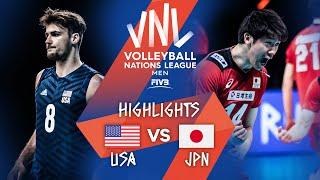 USA vs. JPN - Highlights Week 5 | Men's VNL 2021