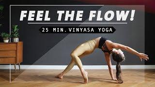 Yoga Ganzkörper Flow | Stark, Konzentriert & Selbstbewusst | 25 Minuten Mittelstufe