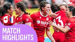 An epic thriller  | Canada v France | Highlights | WXV 1