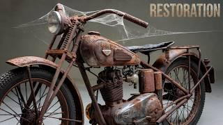 Restoration Rusty 40-Years-Old Motorcycle | Old Bullet Full Restoration | Royal Enfield Restored 