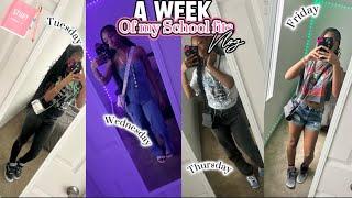 A WEEK OF MY SCHOOL OUTFITS  | OOTD, Grwm, playlist, & chit chats