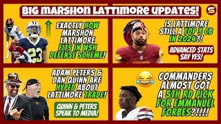 Marshon Lattimore's SCHEME FIT! Still TOP 3 CB in 2024? Adam Peters & Dan Quinn HYPED About Trade!