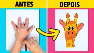 12 IDEIAS DIVERTIDAS PARA AS FÉRIAS ️ Fidget Toy, Mágica, Pop it, Dobradura, Pintura, Paper Craft