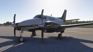 Livestream first look at the Asobo / Carenado Beechcraft C90GTx King Air in Flight Simulator 2024