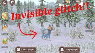 Invisibility glitch!! (Preveiw of my next video) I WILL SHOW YOU HOW TO DO THIS GLITCH SOON!!