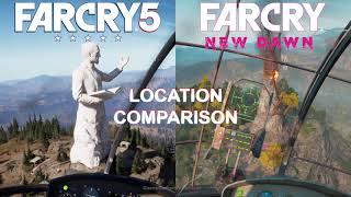 Far Cry 5 vs Far Cry New Dawn, Compare All Locations