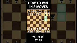 How to win in 3 moves with Bishop #Shorts