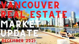 Vancouver Real Estate Market Update For December 2021.