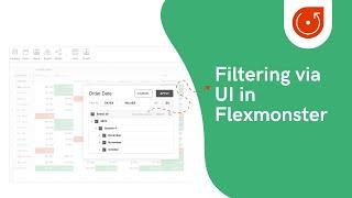 Filtering via UI in Flexmonster Pivot Table & Charts