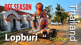 Off season Lopburi Province, burning Season in Thailand