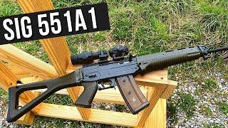 Exercising the Truck Gun — Sig 551a1