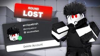 IF I LOSE I DELETE MY ACCOUNT LIVE (roblox rivals)