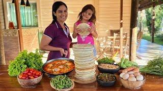 Da colheita ao lanche, acompanhe nosso domingo com as crianças na roça