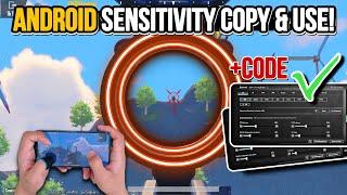 PUBG MOBILE SENSITIVITY SETTINGS 2024 ANDROIDWITH CODE & TUTORIALCOPY & USE!