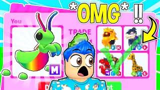 I Traded Away My MEGA NEON *PRAYING MANTIS* For THIS... In Adopt Me !! Roblox Adopt Me Trading PROOF