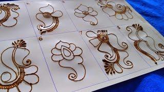 Beginners Mehendi design :- Arabic mehndi design Paisley shapes || step by step Paisley shapes