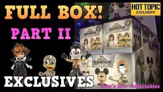 KINGDOM HEARTS FUNKO MYSTERY MINIS FULL BOX PART 2 HOT TOPIC EXCLUSIVES