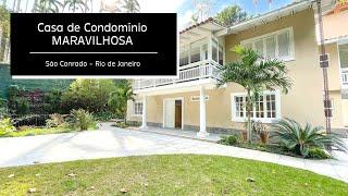 Casa de Condomínio MARAVILHOSA em São Conrado - RJ | TL Prime Imóveis