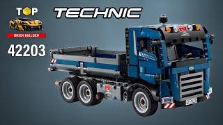 LEGO Technic Tipping Dump Truck (42203)[462 pcs] Step-by-Step Building Instructions @TopBrickBuilder