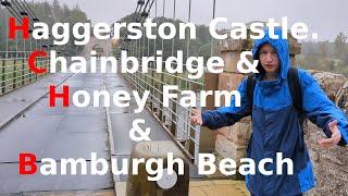 Chainbridge and Honey Farm - Haggerston Castle -  Bamburgh Beach - September 2024