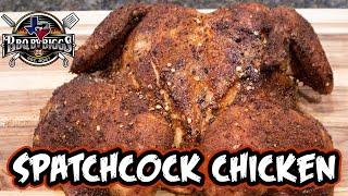 Z-Grills 700D4E First Cook - Smoked Spatchcock Chicken