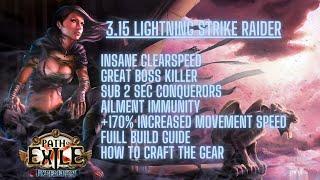 3.15 Lightning Strike Raider. A very well rounded build. Solid clear speed, GIGA boss damage, zoomy!