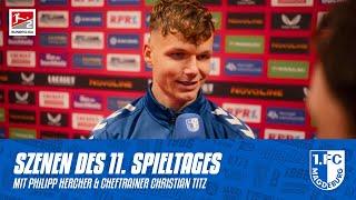 „Es war ein sehr emotionales Spiel“ | Szenen des 11. Spieltages mit Philipp Hercher & Christian Titz