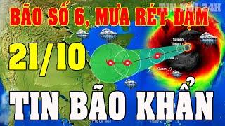 Tin bão Mới Nhất | Dự báo thời tiết hôm nay ngày mai 21/10 | dự báo thời tiết 3 ngày tới#thoitiet