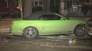 Stolen Mustang Crashes During Chase Of Carjacking Suspects