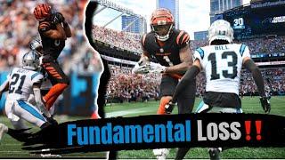 Panthers Lose Concentration In Tough Loss To The Cincinnati Bengals #panthers #bengals