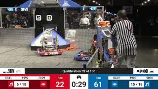 Qualification 52 - Technology Division - 2024 FIRST Ontario Provincial Championship