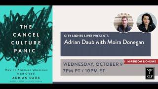 CITY LIGHTS LIVE! Adrian Daub in conversation with Moira Donegan