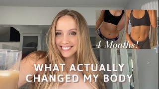 6 Things I did to Tone Up & Lose Fat (NO DIETING or RESTRICTION)