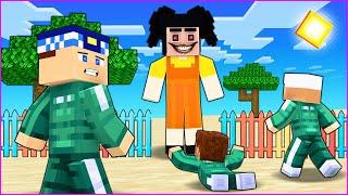 EVERYONE IN THE TOWN IS CAUGHT IN THE SQUID GAME!  - Minecraft