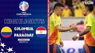 HIGHLIGHTS | Colombia vs Paraguay | Copa América 2024 - J1 | TUDN