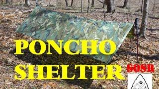 Poncho Shelter- School of Self Reliance