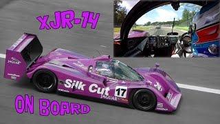 Jaguar XJR-14 Group C On Board at Monza Circuit - GoPro Hero 4 Black 1080p 60fps