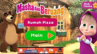 Marsha and the Bear Game Pizza for Wolves #games #marsha