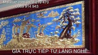 Tranh đồng phong thủy  - Tranh đồng treo phòng khách - Malanaz.com - 0978 219 470