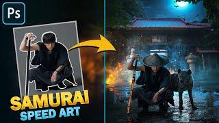 "SAMURAI 2" Photo Manipulation Speed Art | Photoshop Tutorial