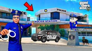 Shinchan and Franklin Upgrade His Own House into Police Station in GTA 5