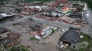 4-28-2024 Sulphur, OK Intense tornado damage revealed at first light.mp4