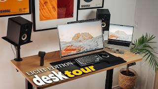 My Ultimate Desk Setup Tour 2024 | Minimalist & Light Aesthetic Edition