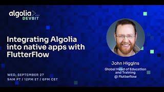 Integrating Algolia into native apps with FlutterFlow