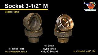 Socket 3-1/2" M | RealTech CNC Machine VD-165