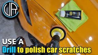 Amazing Cordless Drill Scratched Car Polishing Hack (anyone can do)