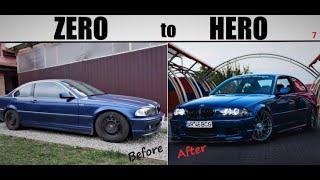 Building a BMW E46 Coupe in 10 minutes. Full Transformation!