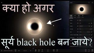 What If our Sun becomes Black Hole? - in Hindi