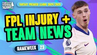 HOW FIT IS PALMER?! ‼️ | FPL TEAM NEWS GW23! | Fantasy Premier League Tips 2024/25